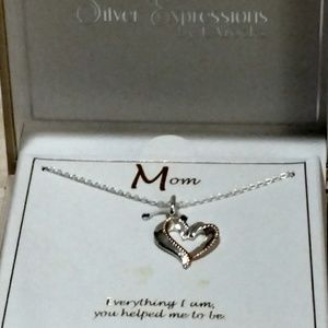 Silver Expressions 18"Two toned Necklace